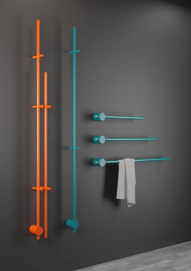 Полотенцесушитель электрический Broner Bruno Due BRD.094.170.0000 вертикальный 170 см схема 2