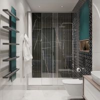 Полотенцесушитель водяной Broner Alto ALT.050.120.0000.R(R)/(L)  вертикальный 500 мм схема 1