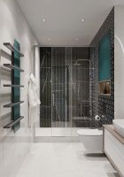 Полотенцесушитель электрический Broner Alto ALT.EL.050.120. 0000.R(R)/(L) вертикальный 500 мм схема 2