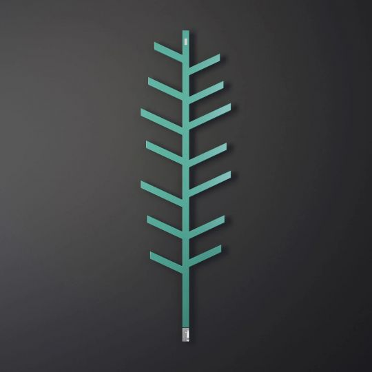 Дизайнерский полотенцесушитель Broner Тайга 40х40 TG.EL.065.150.0000.R электрический 650 мм схема 2