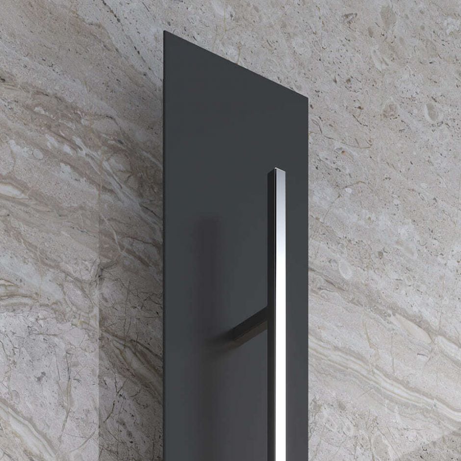 Изображение Электрический полотенцесушитель Broner Vector V C.EL.2050.200 дизайнерский 200 мм