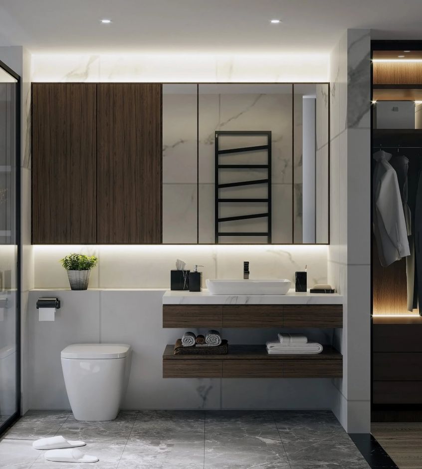 Полотенцесушитель водяной Broner Cube ZZ CZ.050.180.0000 на ГВС 500 мм ФОТО