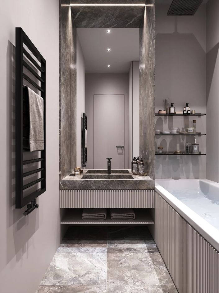 Полотенцесушитель водяной Broner Orlando ORL.050.150.0000 вертикальный 500 мм ФОТО