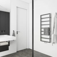 Полотенцесушитель электрический Broner Cube CB.EL.050.180.0000 вертикальный 500 мм схема 1