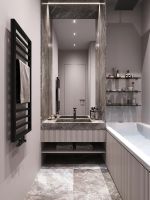 Полотенцесушитель электрический Broner Orlando ORL.EL.050.080.0000 вертикальный 500 мм схема 2