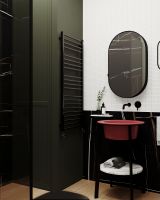 Полотенцесушитель электрический нерегулируемый Broner Jazz JZ.EL.050.120.0000 500 мм схема 3