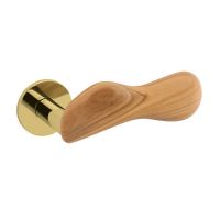 Ручка Olivari Chelsea wood M232B-1 суперзолото полированное+оливковый