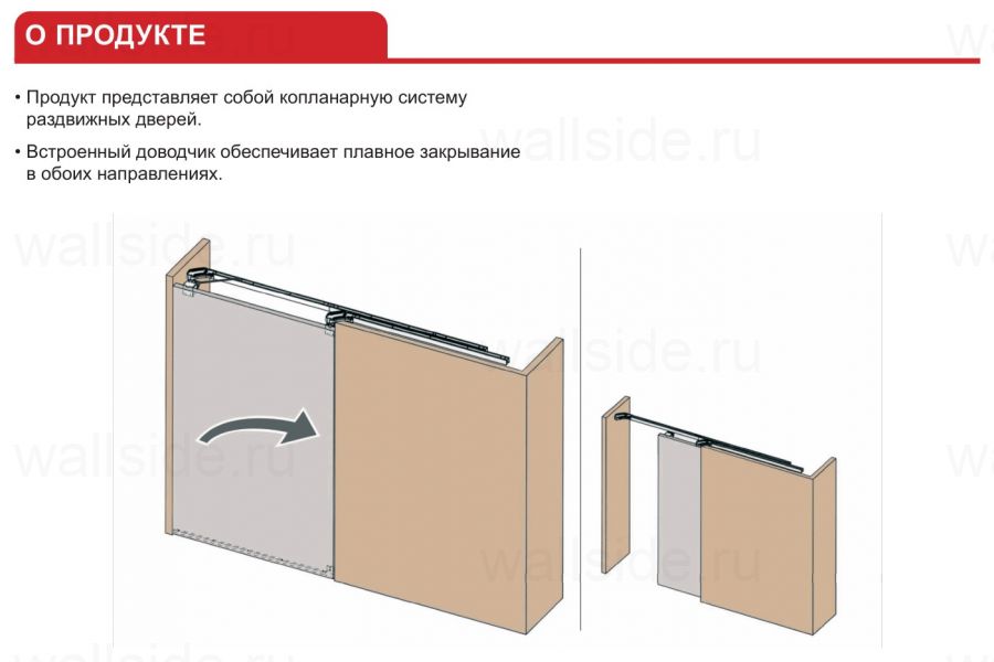 Rolapp Stealth Slide скрытая раздвижная система