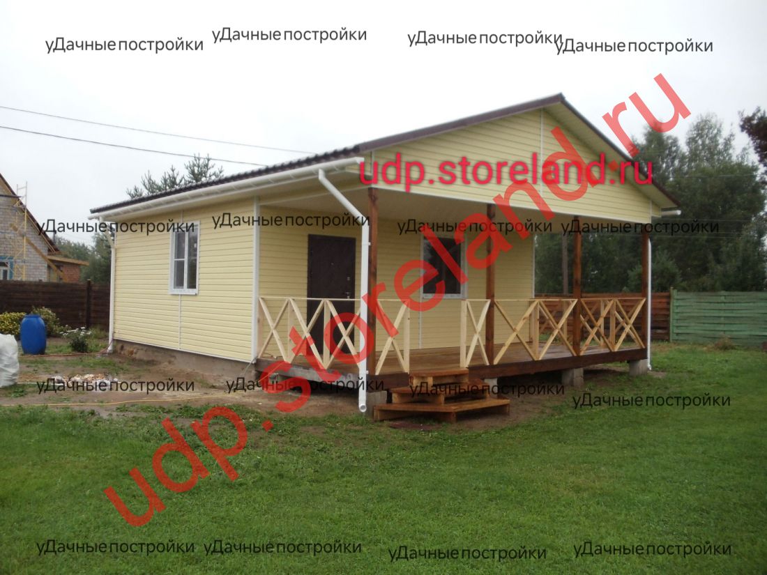 Дом баня 9,5 х 7,0 м.
