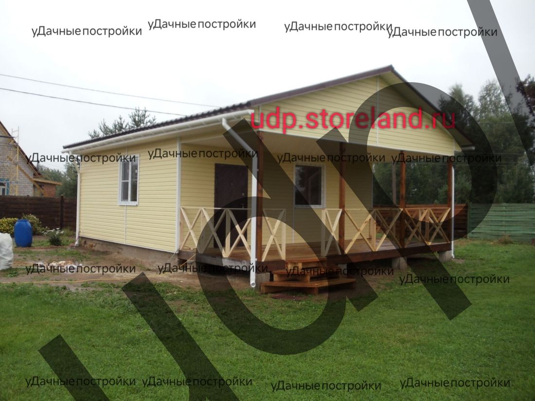 Дом баня 9,5 х 7,0 м.