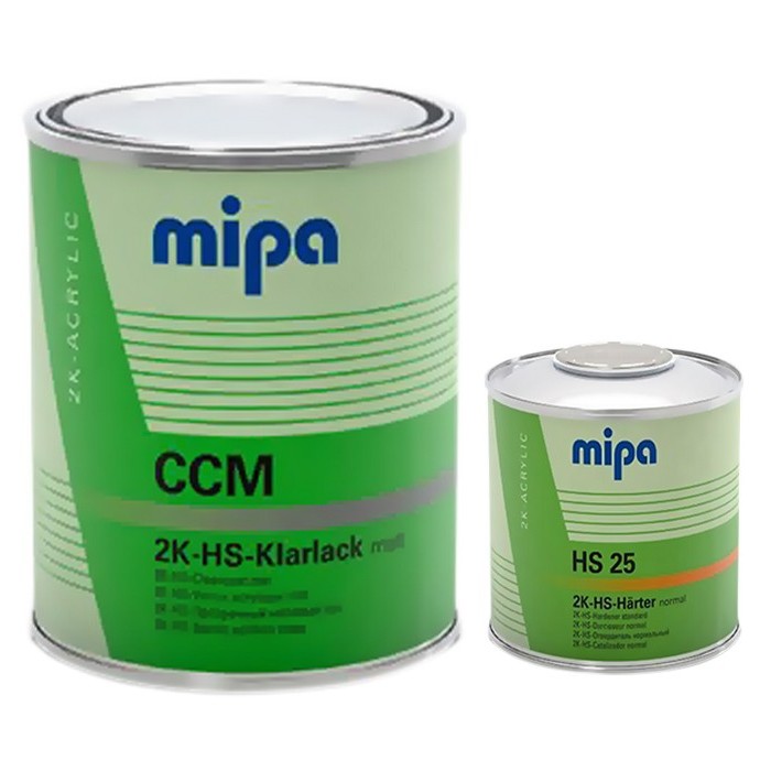 Mipa 2K HS Klarlack matt CCM, Матовый лак, объём 1,5л.