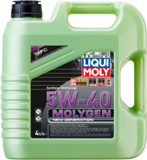 LIQUI MOLY Molygen New Generation 5W-40, 4л