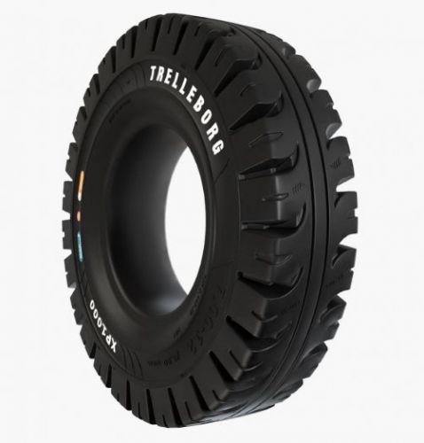 Шина цельнолитая 355/50-15 XP1000 Trelleborg (с буртом)