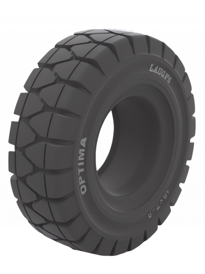 Шина цельнолитая 27x10-12 OPTIMA TR LAUGFS (с буртом)