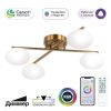 Люстра Умная Citilux ATMAN SMART CL226A143 RGB LED Бронзовая,Металл / Ситилюкс.
