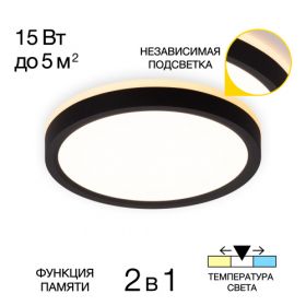 Светильник с Подсветкой Citilux NORMA CL748181 LED Черный, Высокопрочный Полимер / Ситилюкс.