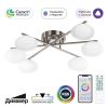 Люстра Умная Citilux ATMAN SMART CL226A161 RGB LED Матовый Хром, Металл / Ситилюкс.