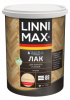 Лак для Дерева Linnimax Аква Лак 0.9л Прозрачный Акриловый Водно-Дисперсионный для Внутренних Работ / Линнимакс.