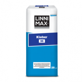 Состав Клеевой Фасадный Linnimax 95 Kleber Серый 25кг / Линнимакс 95 Клебер.