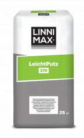 Штукатурка Минеральная Linnimax 270 LeichtPutz 25кг для Внутренних и Наружных Работ / Линнимакс 270 ЛяйхтПутц.