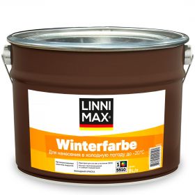 Краска Фасадная Linnimax Winterfarbe 9л База 1 / Линнимакс Винтерфарбе.