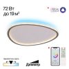 Люстра с Пультом Citilux ТRIO CL215B251E LED RGB Черный, Металл / Ситилюкс
