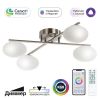 Люстра Умная Citilux ATMAN SMART CL226A141 RGB LED Матовый Хром, Металл / Ситилюкс