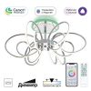 Люстра Умная Citilux SALMA SMART CL224A161 RGB LED Матовый Хром, Металл / Ситилюкс