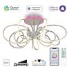 Люстра Умная Citilux SALMA SMART CL224A171 RGB LED Матовый Хром, Металл / Ситилюкс