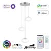 Люстра Умная Каскадная Citilux ATMAN CL226A031 LED RGB Матовый Хром, Металл / Ситилюкс