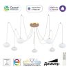 Люстра Умная Подвесная Citilux ATMAN SMART CL226A073 LED RGB Бронза, Металл / Ситилюкс