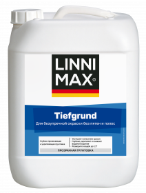 Грунтовка Глубокого Проникновения Linnimax Tiefgrund 1л для Внутренних и Наружных Работ / Линнимакс Тифгрунт