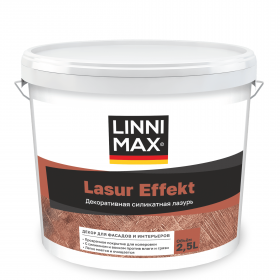 Декоративный Материал Linnimax Lasur Effekt 2,5л / Линнимакс Лазурь Эффект