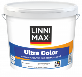 Краска Интерьерная Linnimax Ultra Color 2.5л Белая, Матовая База 1 / Линнимакс Ультра Колор