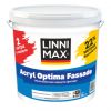 Краска Фасадная Linnimax Acryl Optima Fassade 11л Белая, Акриловая База 1 / Линнимакс Акрил Оптима Фассаде