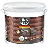 Лазурь для Дерева Linnimax Аква Лазурь 9л Белый для Внутренних и Наружных Работ / Линнимакс