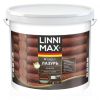 Лазурь для Дерева Linnimax Аква Лазурь 9л Палисандр для Внутренних и Наружных Работ / Линнимакс