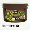 Лазурь-Гель для Дерева Linnimax Лазурь-Гель 9л Белый Тонкослойная для Наружных Работ / Линнимакс
