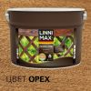 Лазурь-Гель для Дерева Linnimax Лазурь-Гель 9л Орех Тонкослойная для Наружных Работ / Линнимакс