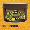 Лазурь-Гель для Дерева Linnimax Лазурь-Гель 9л Сосна Тонкослойная для Наружных Работ / Линнимакс