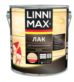 Лак для Паркета и Полов Linnimax Лак 2.5л для Внутренних Работ / Линнимакс