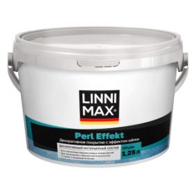 Покрытие Декоративное Linnimax Perl Effekt 1,25л с Эффектом Шелка для Внутренних Работ Матовое / Линнимакс Перл Эффект