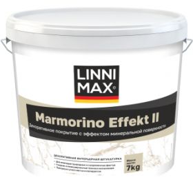 Штукатурка Декоративная Linnimax Marmorino Effekt II 14кг Зерно 0,2мм / Линнимакс Марморино Эффект II