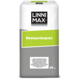 Штукатурка Известковая Linnimax Restaurierputz 25кг Светло-Бежевая для Внутренних и Наружных Работ / Линнимакс