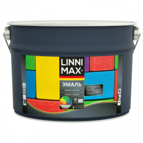 Эмаль Алкидная Linnimax Эмаль Универсальная 2,3л для Внутренних и Наружных Работ База 3 / Линнимакс
