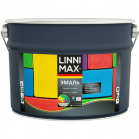 Эмаль Алкидная Linnimax Эмаль Универсальная 2.5л для Внутренних и Наружных Работ База 1 / Линнимакс
