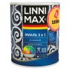 Эмаль по Ржавчине Linnimax Эмаль 3в1 0.75л Желтый RAL 1021 для Внутренних и Наружных Работ / Линнимакс