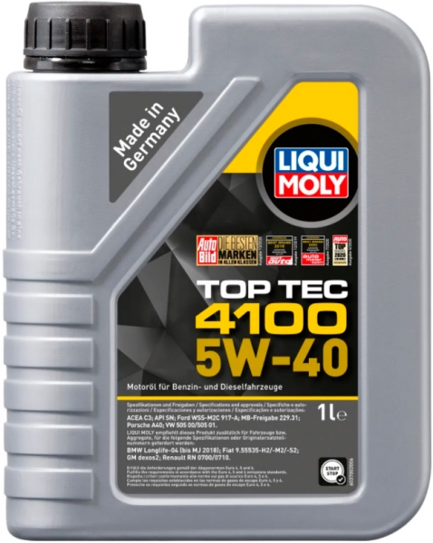 LIQUI MOLY Top Tec 4100 5W-40, 1л