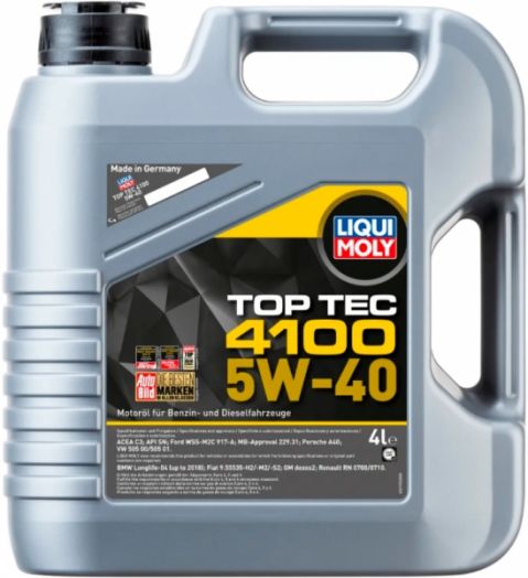 LIQUI MOLY Top Tec 4100 5W-40, 4л