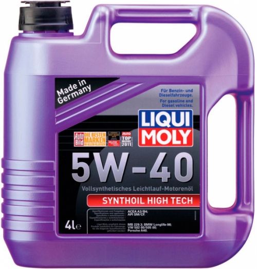 LIQUI MOLY Synthoil High Tech 5W-40, 4л